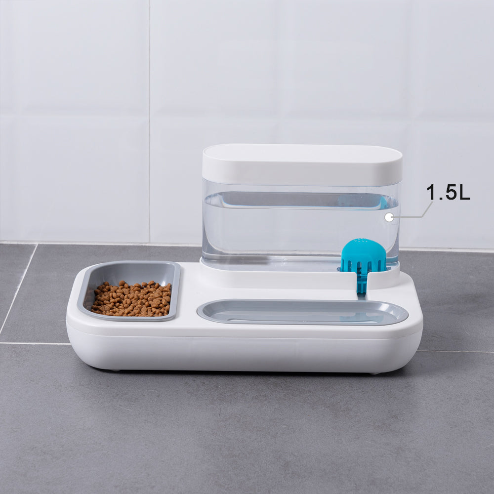 Cat/Dog Feeder Bowls Automatic Drinking Fountain 1.5L Capacity