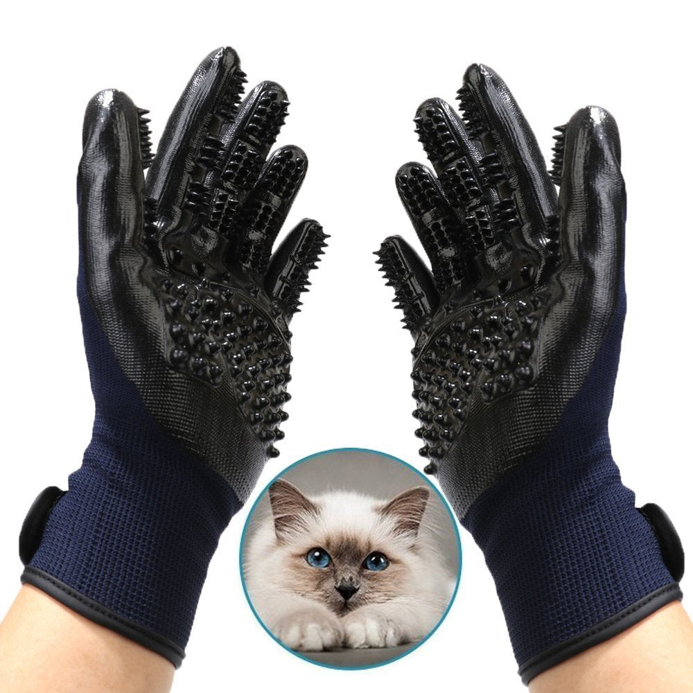 Household Pet Massage Bath Cleaning Gloves