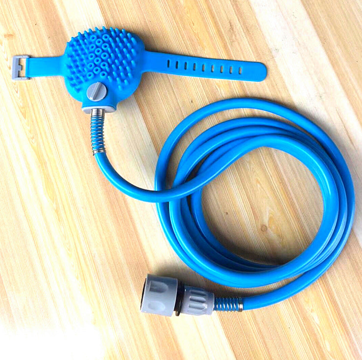 Pet Bathing Tool Clean Water Pipe Spray Nozzle Strap