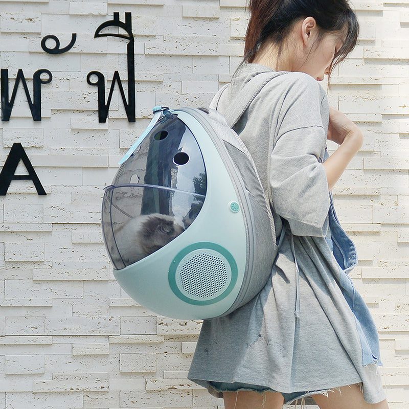 Breathable/Transparent Pet Egg Shell Backpack