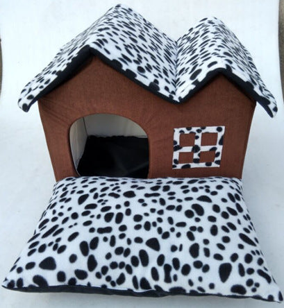 Pet kennel Double Roof Dog House