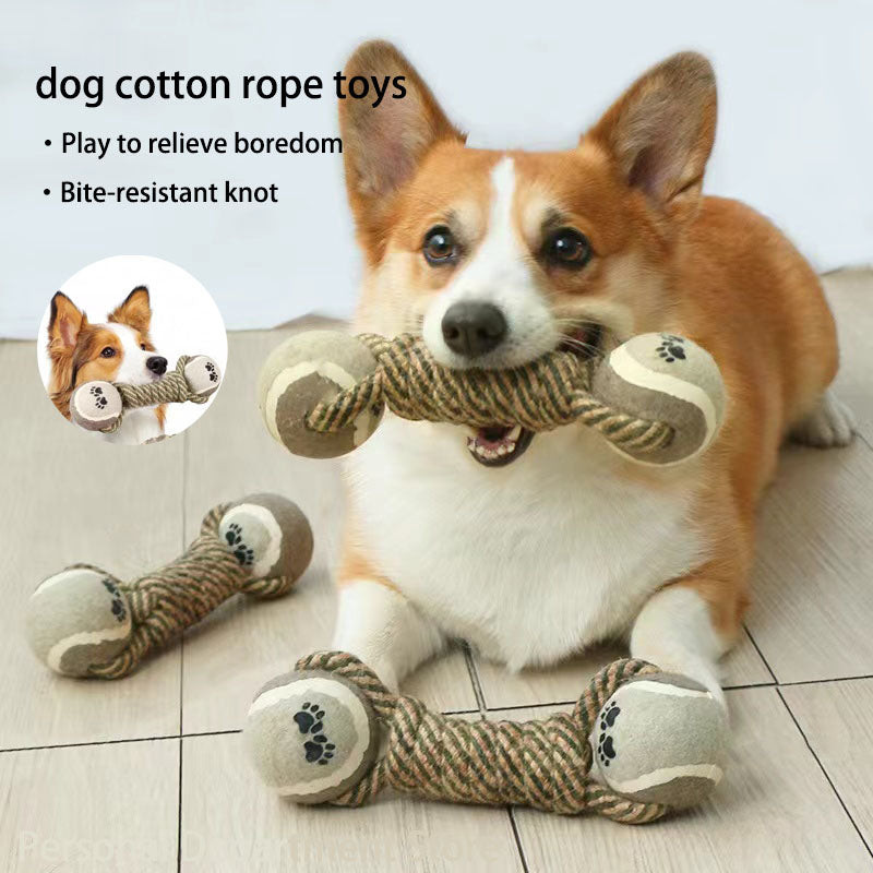 Interactive Cotton Rope Dog Toys